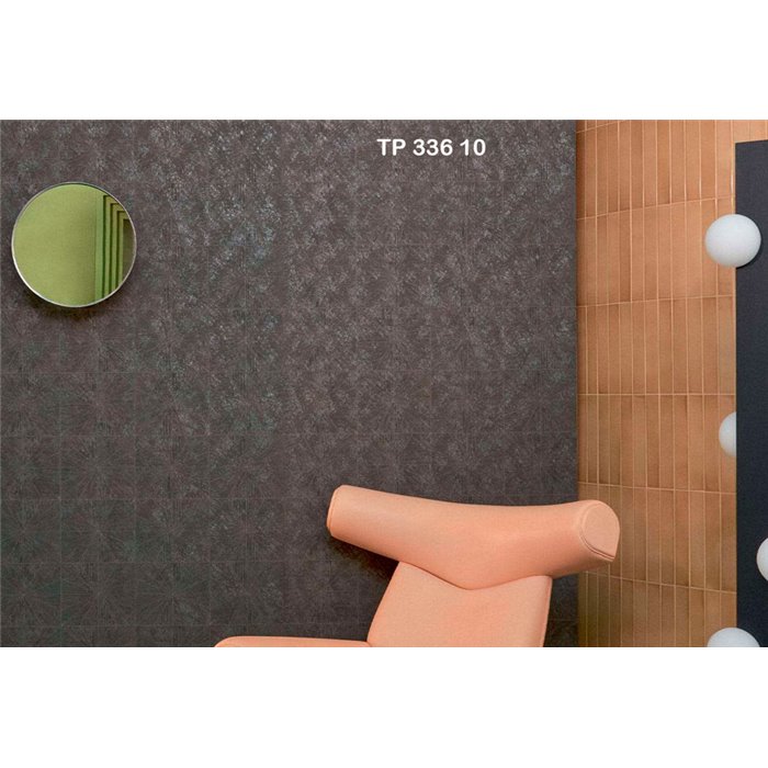 Elitis|Art Deco wallpaper with metallic graphic pattern|High-End