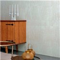 Elitis|White raffia-effect wallpaper with plaster look|Wallpaper
