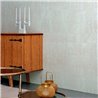 Elitis|White raffia-effect wallpaper with plaster look|Wallpaper