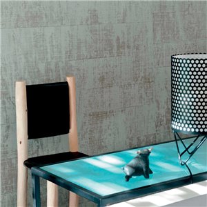 Casadeco|Modern tropical style wallpaper with gray raffia-effect bamboo|Raffia Imitation 2