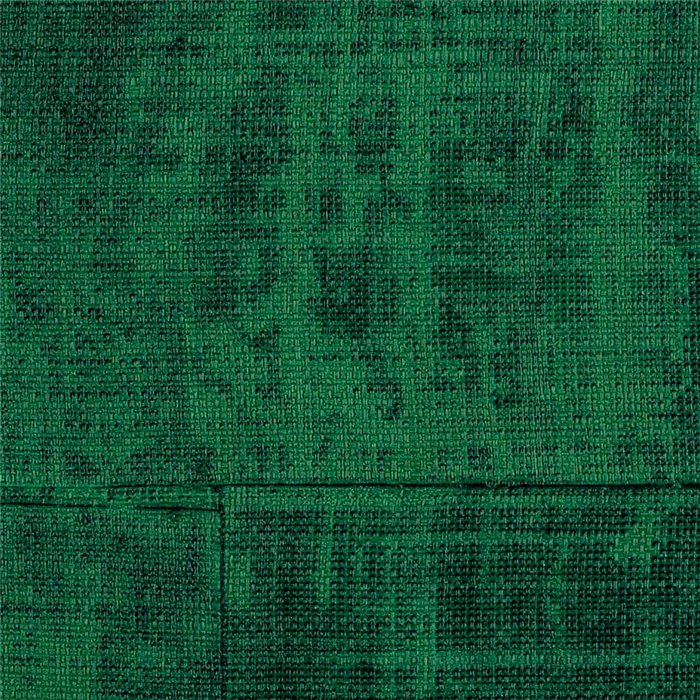 Elitis|Papel pintado rafia verde esmeralda teñida, alta gama|Papel Pintado