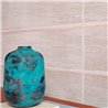 Elitis|Beige raffia wallpaper, Japanese style, ideal for bathrooms or spas|Wallpaper