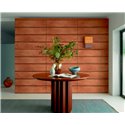 Elitis|Japanese-style brown wallpaper with raffia effect|Raffia Imitation