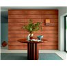 Elitis|Japanese-style brown wallpaper with raffia effect|Raffia Imitation