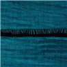 Elitis|Vinyl wallpaper with blue raffia effect in Japanese panel design|Wallpaper