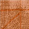 Elitis|Papier peint toile de raphia ou abaca tons marron corail|Papier Peint