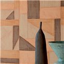 Elitis|Papier peint patchwork de raphia cousu style rustique|Papier Peint