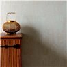 Elitis|White raffia-effect wallpaper with plaster look|Wallpaper