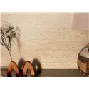 Elitis|Papier peint travertin beige avec veinures effet marbre|Salle de Bain