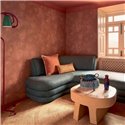 Elitis|Terracotta stucco wallpaper for modern living room|Stucco Imitation
