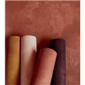 Elitis|Olive green vinyl stucco wallpaper|Stucco Imitation