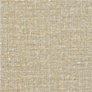 Casadeco|Modern green textile wallpaper with embroidered geometric patterns|Fabric Imitation