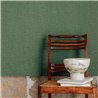 Elitis|Papier peint haut de gamme effet textile lin vert bouteille|Imitation Tissu