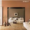 Elitis|Papier peint vinyle effet textile couleur cuivre|Imitation Tissu