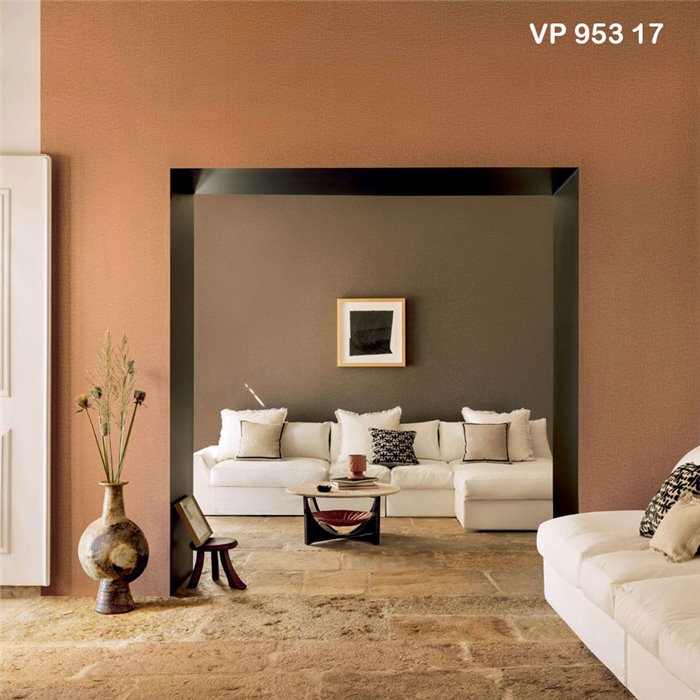 Elitis|Natural linen wallpaper in warm tones|Solid Colors