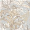 Cristiana Masi|Wallpaper children's tropical jungle bluish-gray|Children's