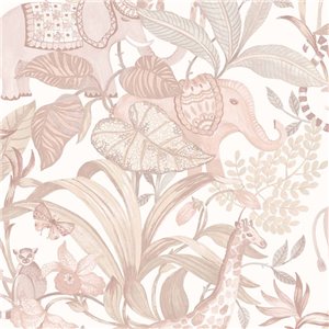 Cristiana Masi|Children's wallpaper with foxes, forest green background|Children's