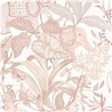 Cristiana Masi|Papier Peint enfant jungle tropicale rose poudré|Enfants