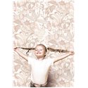 Cristiana Masi|Papier Peint enfant jungle tropicale rose poudré|Enfants