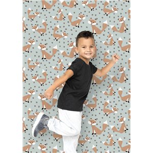 Caselio|Kindertapete mit Sternen und Kometen in Grün|Kindertapete 2