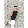 Cristiana Masi|Papier Peint enfant renards fond bleu clair|Enfants