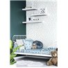 Cristiana Masi|Mint Green Polka Dot Children's Wallpaper|Children's