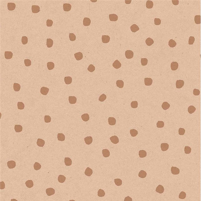 Cristiana Masi|Papel pintado infantil lunares Marrón tostado|Infantil