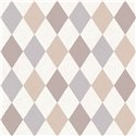 Cristiana Masi|Papel pintado infantil rombos Beige neutro|Infantil