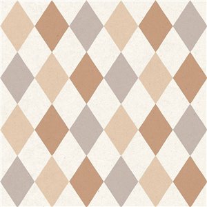 Casamance|Papel pintado geométrico rombos verde brillo metalizado|Rombos
