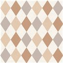 Cristiana Masi|Papier Peint enfant losanges Marron chaud|Jeunesse