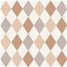 Cristiana Masi|Papier Peint enfant losanges Marron chaud|Jeunesse