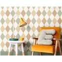 Cristiana Masi|Multicolor soft diamond children's wallpaper|Youth Style
