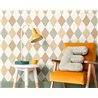 Cristiana Masi|Multicolor soft diamond children's wallpaper|Youth Style