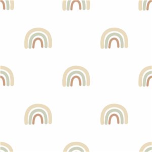 Cristiana Masi|Wallpaper children's polka dots in Toasted Brown|Children's