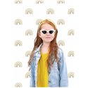 Cristiana Masi|Tapete Kinder Regenbogen in sanftem Beige|Kindertapete