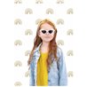 Cristiana Masi|Tapete Kinder Regenbogen in sanftem Beige|Kindertapete