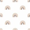 Cristiana Masi|Papier Peint pour enfant arc-en-ciel Marron pastel|Enfants