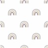 Cristiana Masi|Wallpaper children's rainbow in lilac gray|Children's