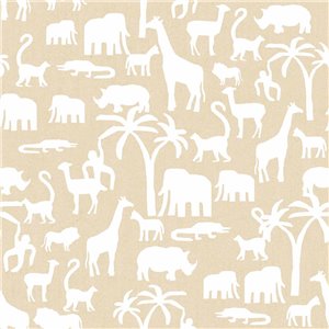 Rasch|Papel pintado infantil árboles acuarela blanco|Infantil