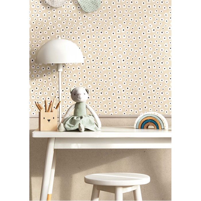 Papel pintado infantil flores MiniMe - Cristiana Masi MiniMe 17138