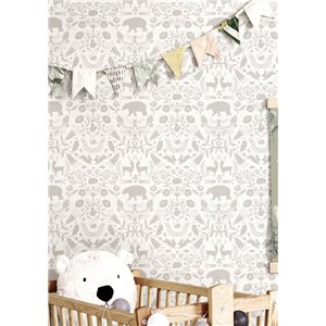As Creation|Papier Peint pour enfants avec fleurs style nordique|Enfants 2