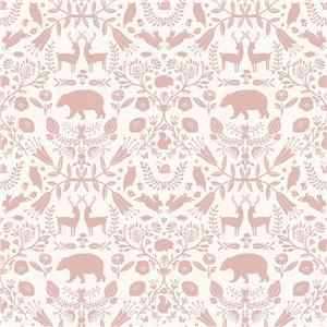Cristiana Masi|Wallpaper children's wallpaper with bunnies outlined in soft sand|Children's