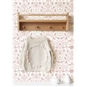 Cristiana Masi|Decorative little animal children's wallpaper in dusty pink|Children's
