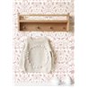 Cristiana Masi|Papier Peint pour enfants avec des petits animaux décoratifs en rose poudré|Enfants