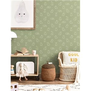 Caselio|Kids wallpaper with planets, blue Milky Way|Children's 2