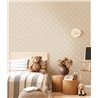 Cristiana Masi|Wallpaper children's wallpaper with bunnies outlined in soft sand|Children's