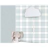 Cristiana Masi|Wallpaper for children with Scottish checks in ice blue|Children's