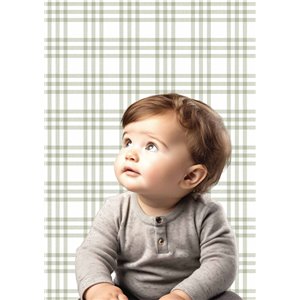 As Creation|Tapete für Kinder, graue und weiße Streifen|Kindertapete 2