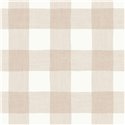 Cristiana Masi|Large plaid children's wallpaper in sand beige|Children's
