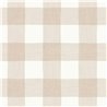 Cristiana Masi|Large plaid children's wallpaper in sand beige|Children's